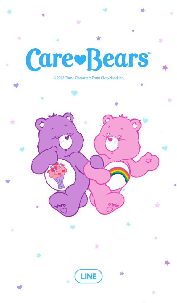【LINE 官方主題下載】愛心小熊（復古畫風篇）