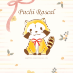 【LINE 官方主題下載】小浣熊☆橘黃小花篇