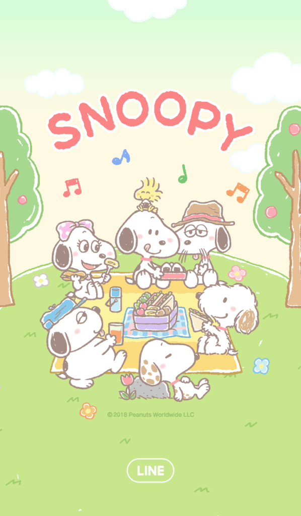 【LINE 官方主題下載】慵懶可愛♪史努比