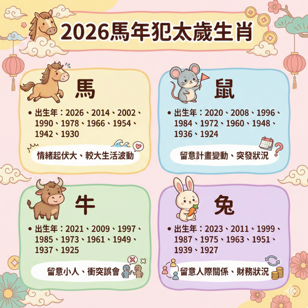 2026犯太歲